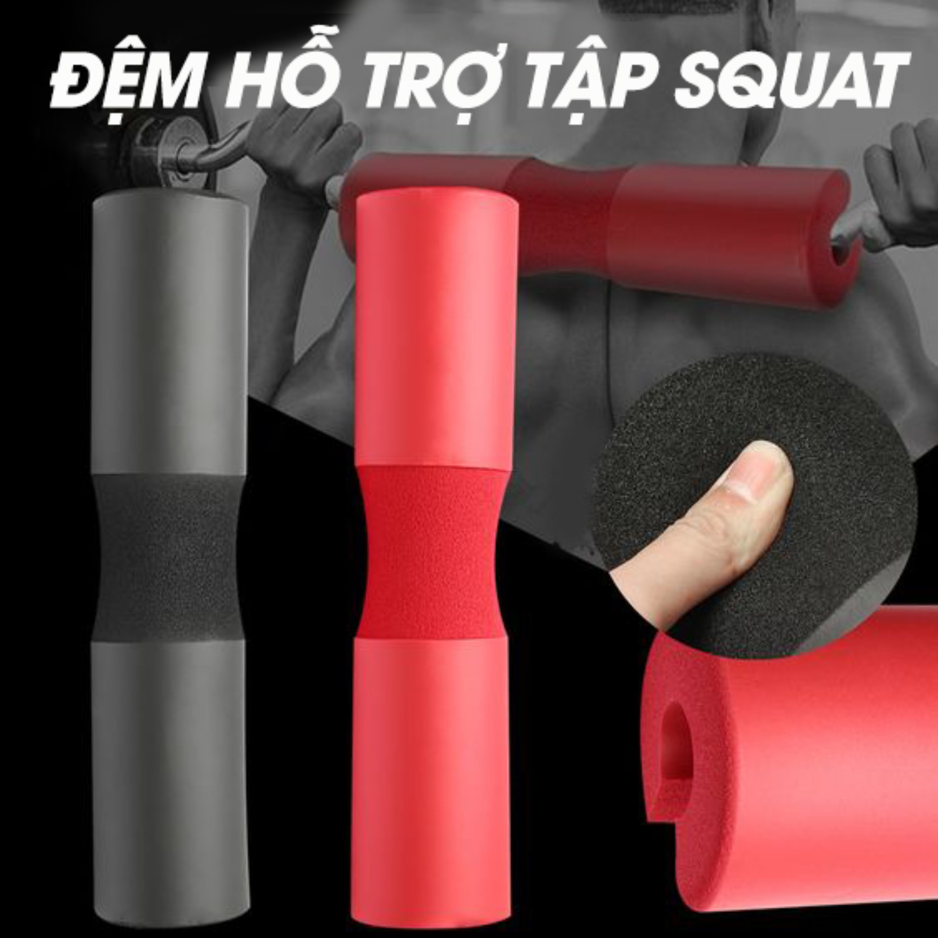 Đệm Lót Mút Xốp Hỗ Trợ Gánh Tạ Squat Barbell Pad EG0011