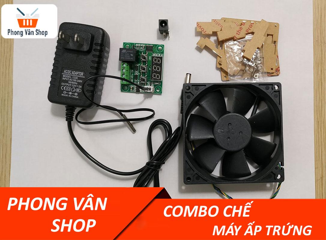 Combo chế máy ấp trứng siêu đơn giản Mạch khống chế nhiệt độ Thiết kế tiện dụng Hiệu quả cao