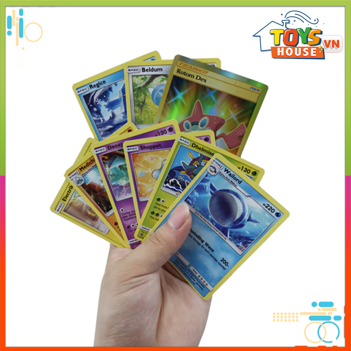 120 Tấm Thẻ Bài Pokemon Trading Cho Trẻ Em - Bộ bài pokemon cho bé - Bộ 120 lá bài pokemon cho bé - Bài Pokemon training thẻ bài pokemon giá rẻ - sản phẩm có phân loại túi bài pokemon