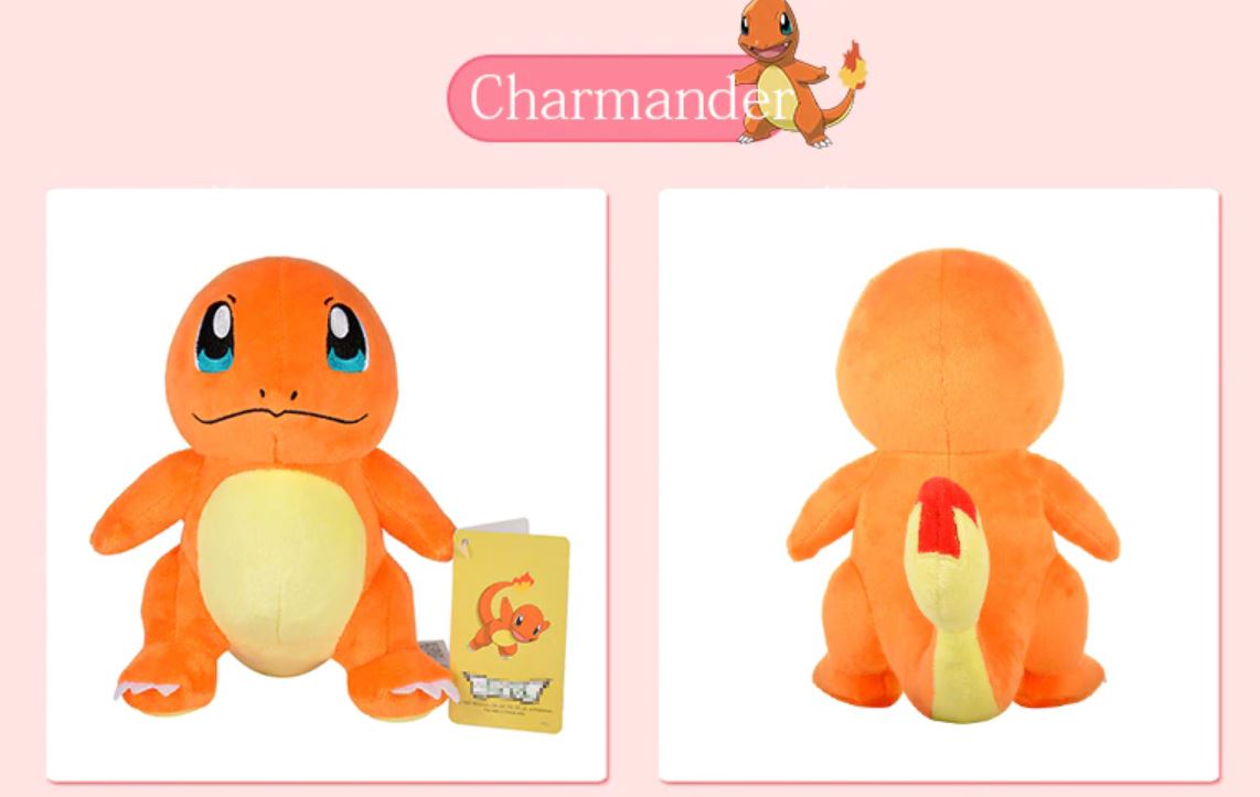 Gấu bông Pokemon Rồng lửa Charmander