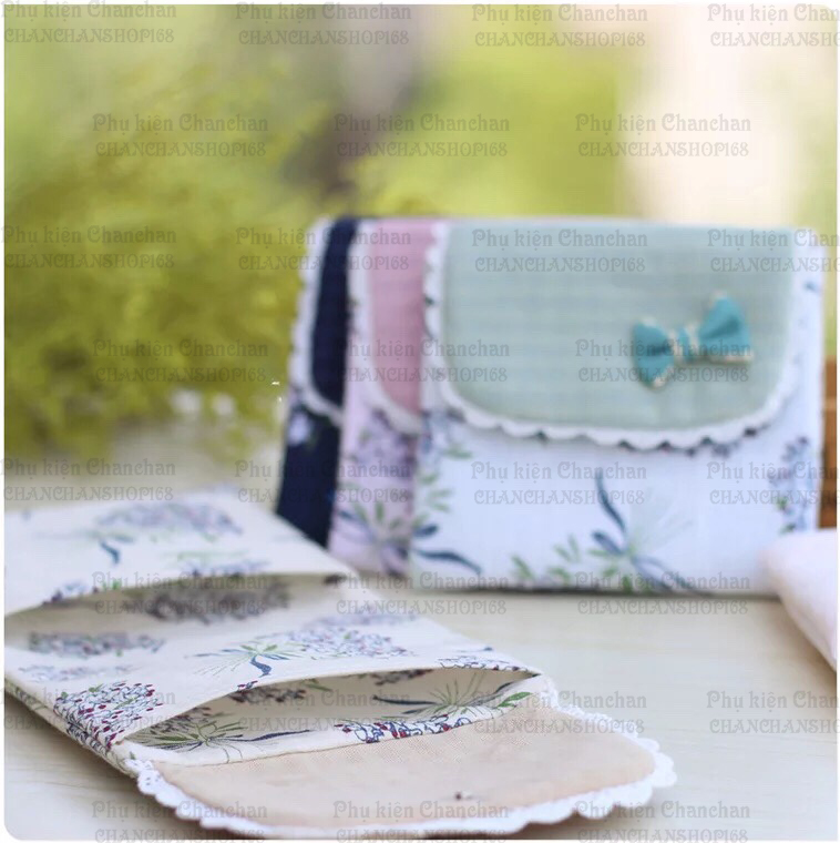 Ví Mini Hoa lay ơn nắp gập 2 ngăn 55k