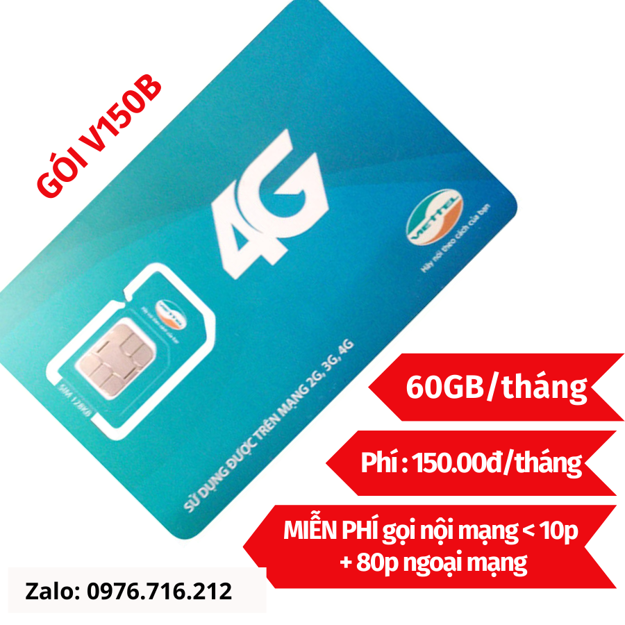 [ FREE NỘI MẠNG ] Sim 4G Viettel V150B 2Gb 1 ngày TỐC ĐỘ CAO , Tặng kèm 50p ngoại mạng cực chất FREESHIP - CHƯA KÍCH HOẠT