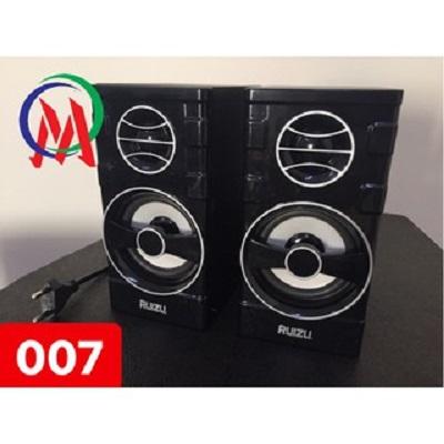 Loa vi tính 2.0 ruizu ra-007 sử dụng nguồn 220v - âm thanh sống động