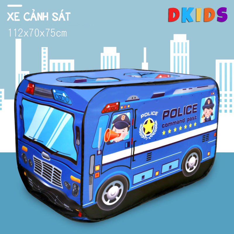 Lều ô tô đồ chơi nhà bóng cho bé