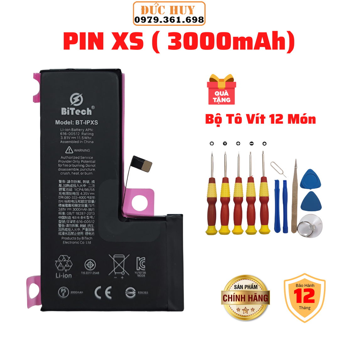 Pin điện thoại xs bitech bt-ipxs