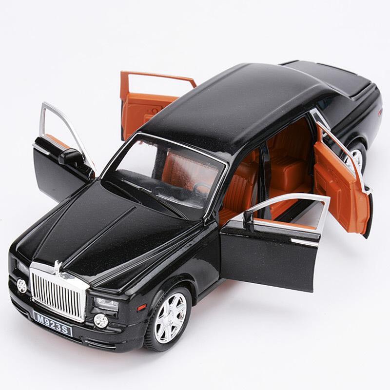 Xe mô hình tĩnh Rolls Royce Phantom tỉ lệ 1 24 màu đen