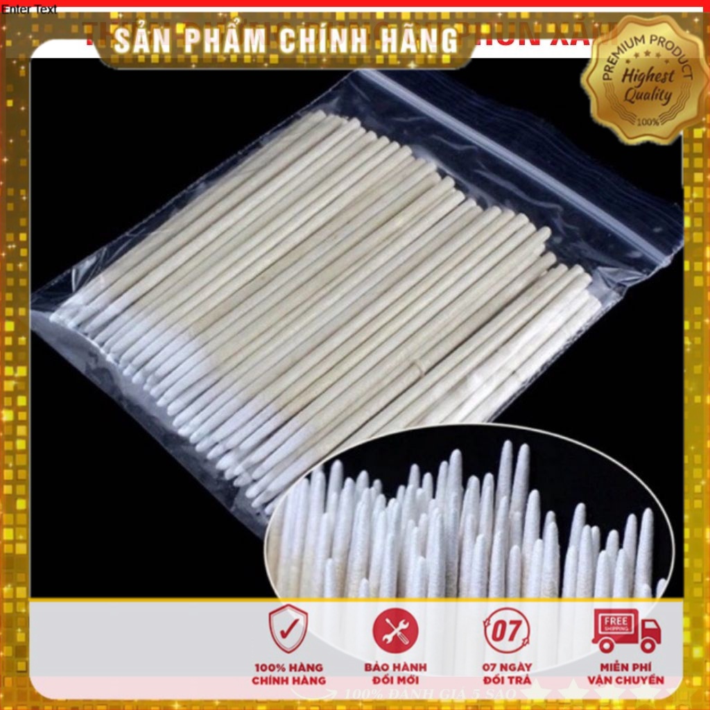 Tăm bông tre ủ tê tạo nét vét mực DCPX-NTA, tăm chuyên dụng phun xăm thẩm mỹ