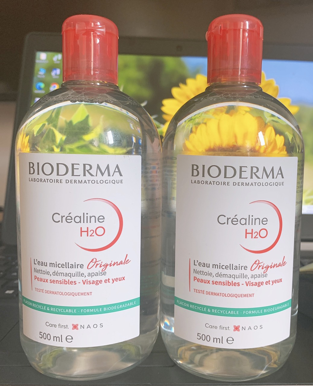 Nước tẩy trang dịu nhẹ bioderma 500ml - pháp