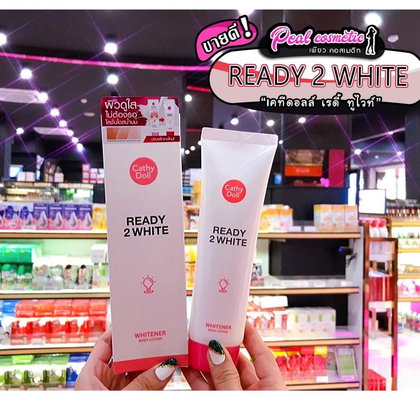 Dưỡng thể trắng da Cathy Doll Ready 2 White Whitener Body Lotion 150ml