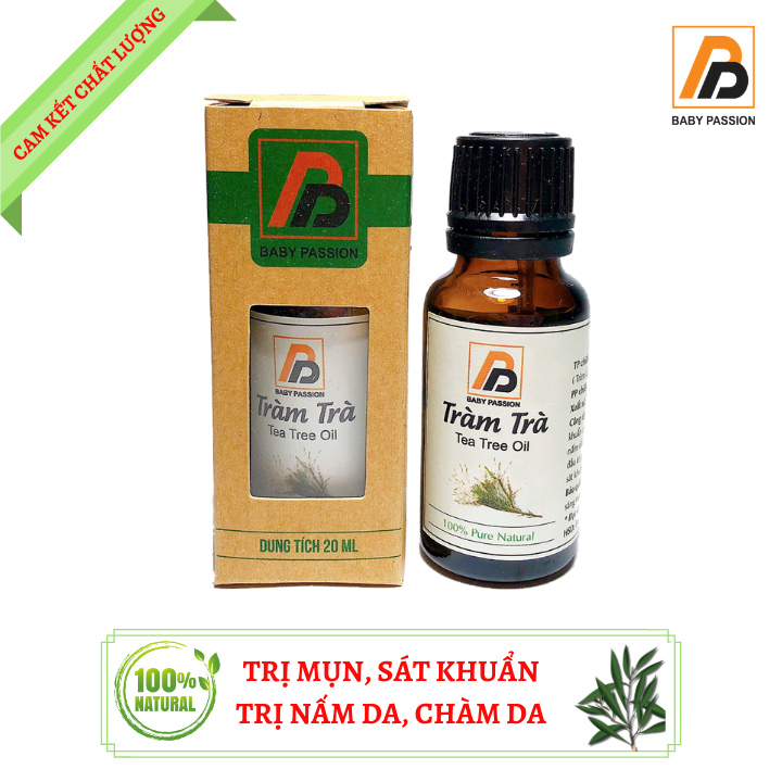 Tinh dầu tràm trà Baby Passion Tea tree oil giảm mụn sát khuẩn