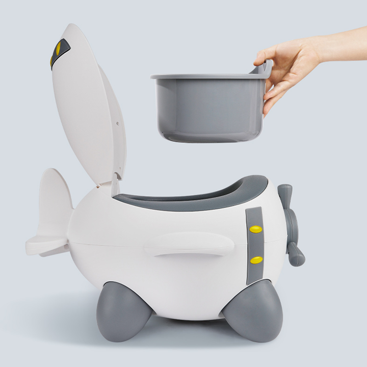 Bô vệ sinh cho bé, toilet hình máy bay dành cho em bé tập đi vệ sinh tiện lợi sạch sẽ