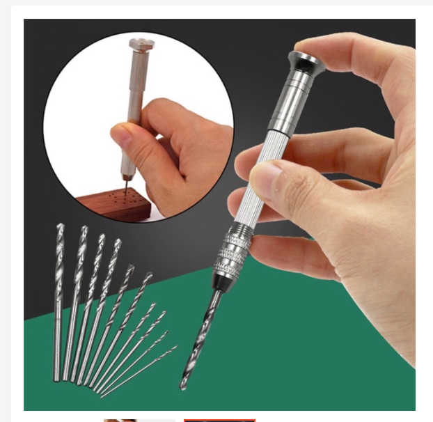 Dụng Cụ Khoan Tay Và Bộ Mũi Khoan Mini - Trường Thịnh Sài Gòn