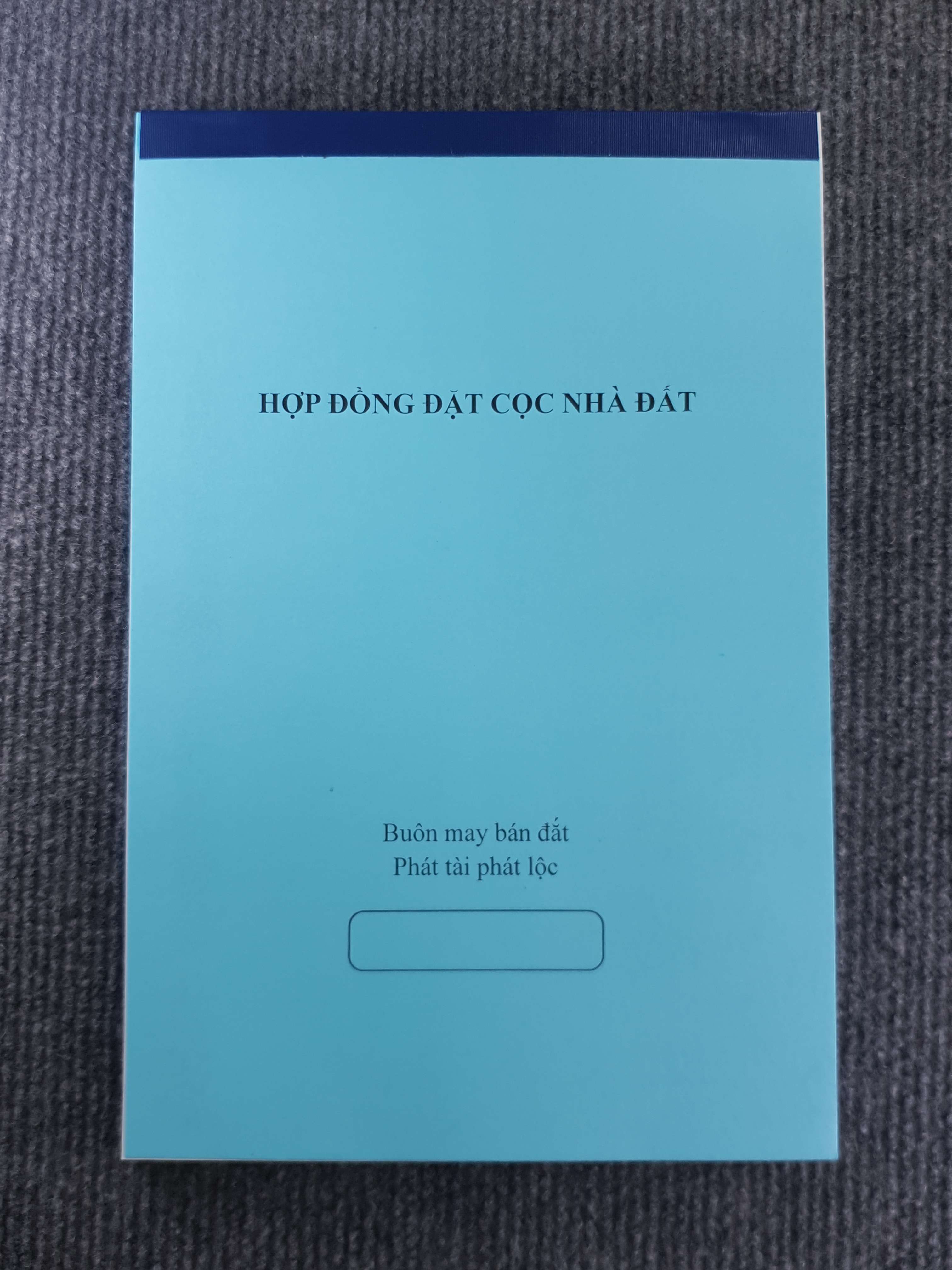 Hợp Đồng Đặt Cọc Nhà Đất 3 Liên