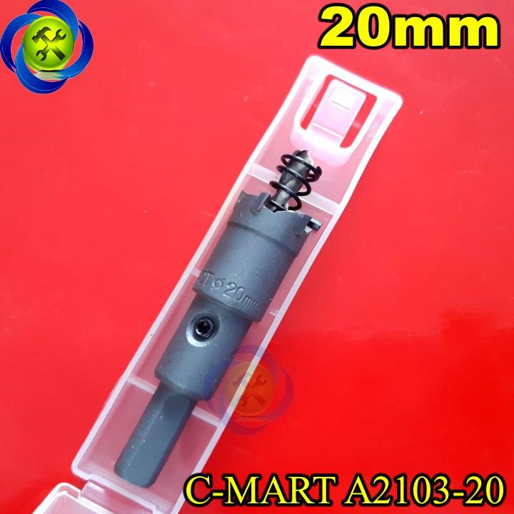 Mũi khoan lỗ thép 20mm c-mart a2103-20