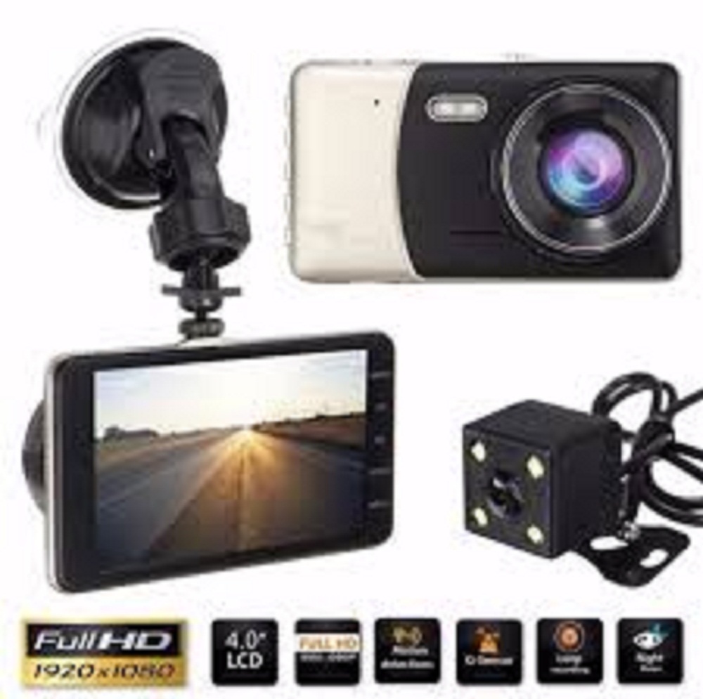 [HCM]Camera hành trình xe hơi X002 HD1080 tích hợp cam lùi bảo hành 12 tháng