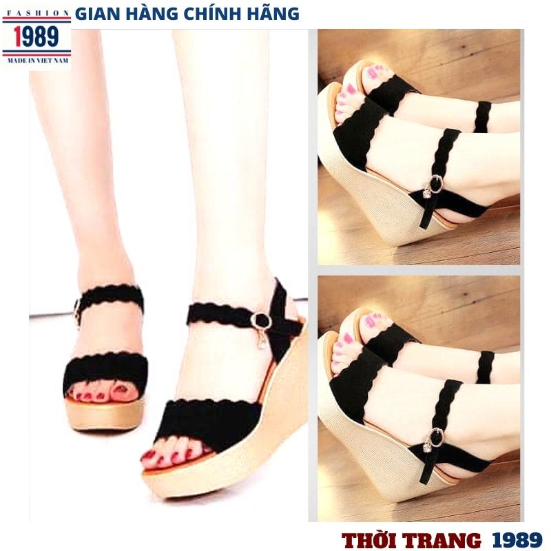 ( RẺ VÔ ĐỊCH ) DÉP NỮ , GÓT XUỒNG, SANDANL SIÊU XINH SIÊU HÓT độn đế từ 7 10 cm , THỜI TRANG 1989 1