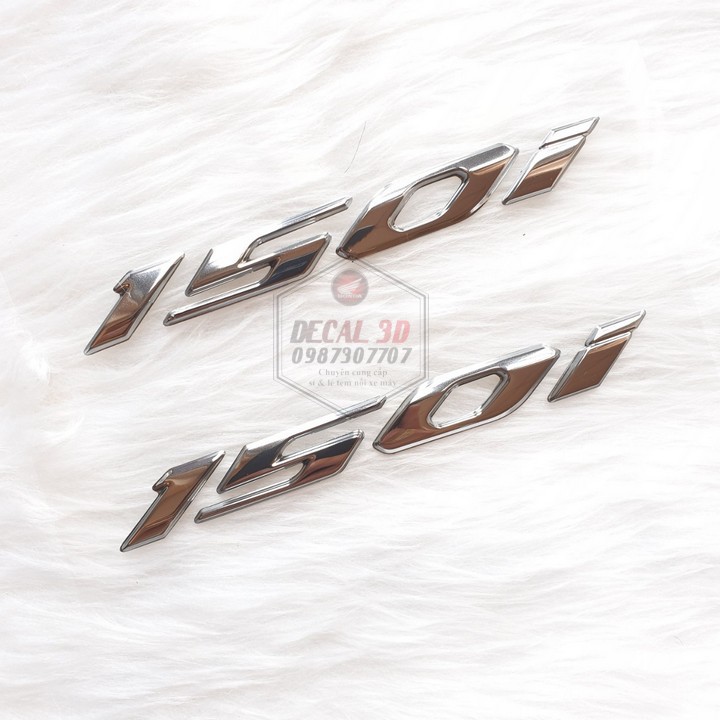 DECAL TEM CHỮ NỔI SỐ 150i HÀNG ZIN CAO CẤP CỰC ĐẸP