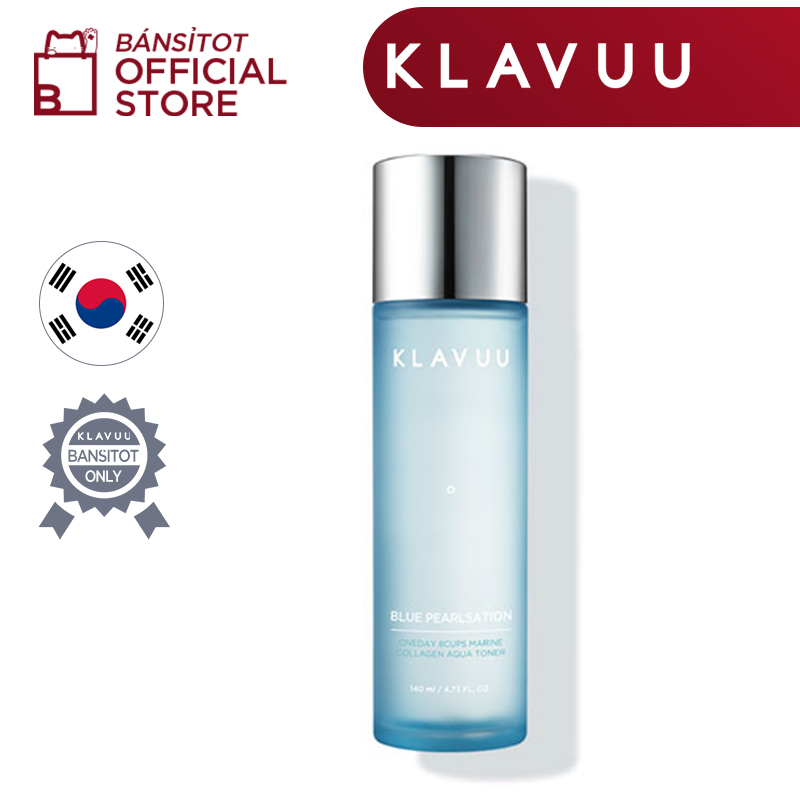 Nước hoa hồng KLAVUU Blue PearlSation One Day 8 Eight Cups Marine Collagen Aqua Toner 140ml