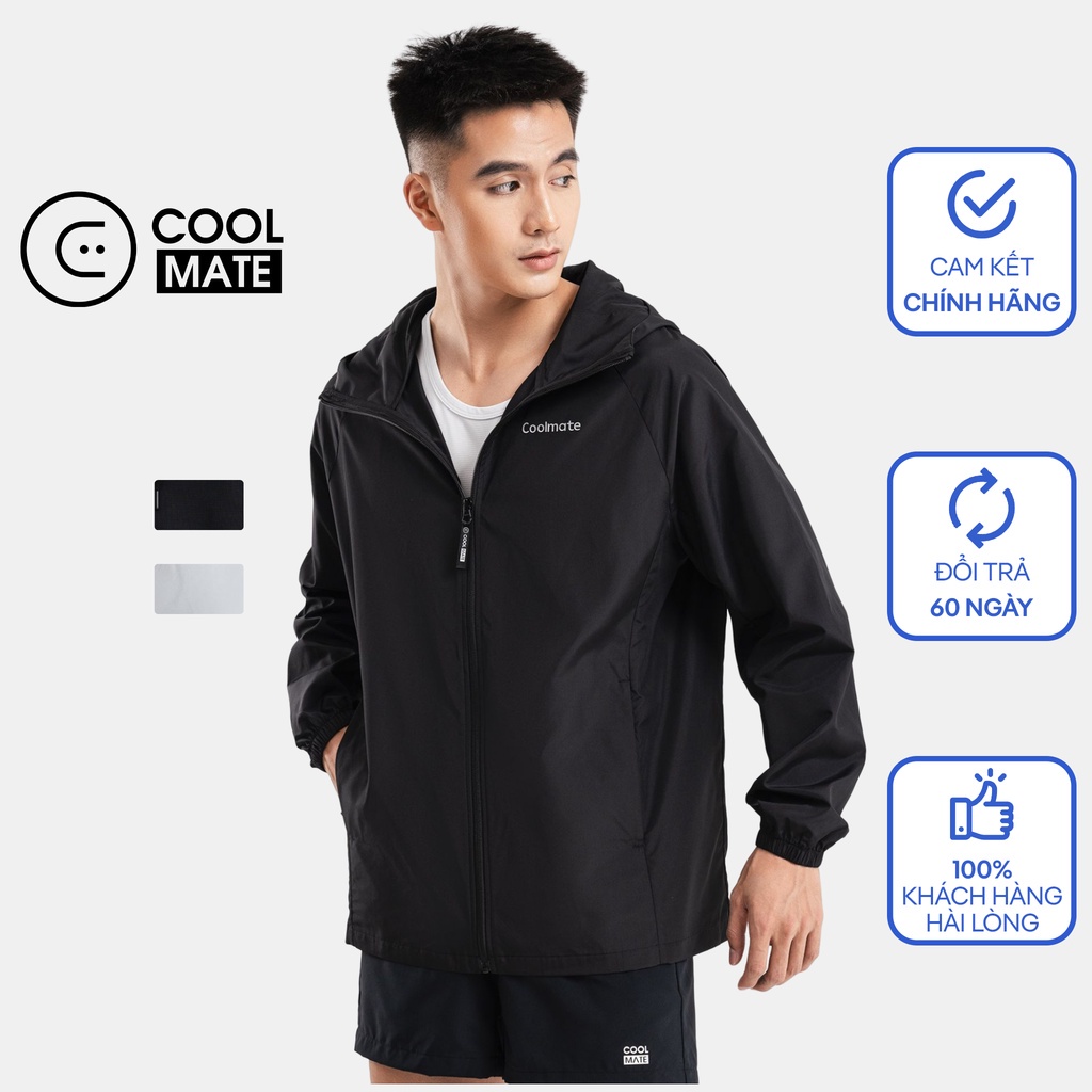 Áo khoác chống nắng nam có mũ Daily Wear trượt nước chống UV 99 thương hiệu Coolmate