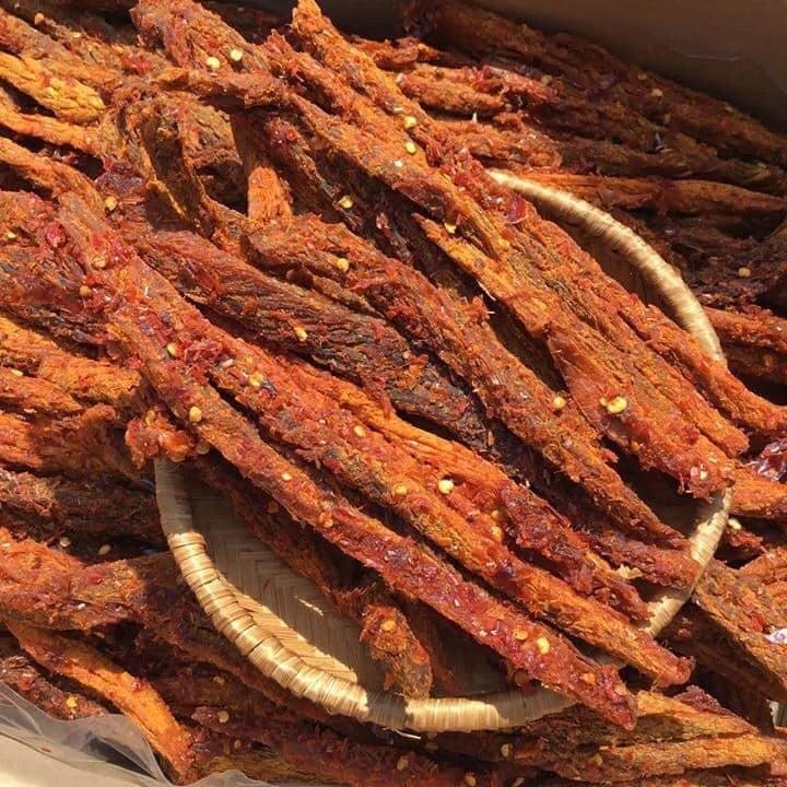 Khô trâu que (thơm ngon- có video) {Khối lượng tịnh, không tính bao bì}