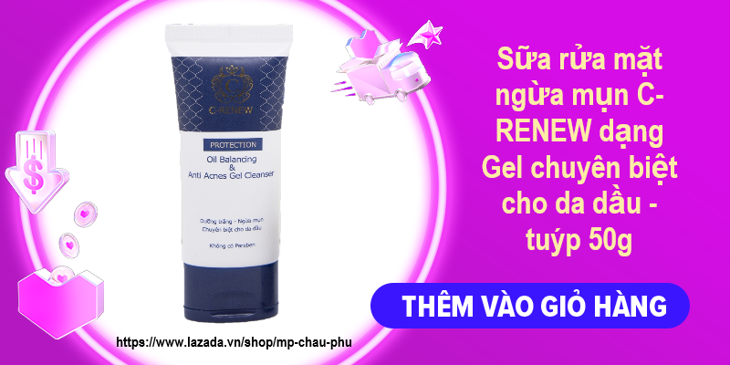 Sữa rửa mặt ngừa mụn C-RENEW dạng Gel chuyên biệt cho da dầu - tuýp 50g