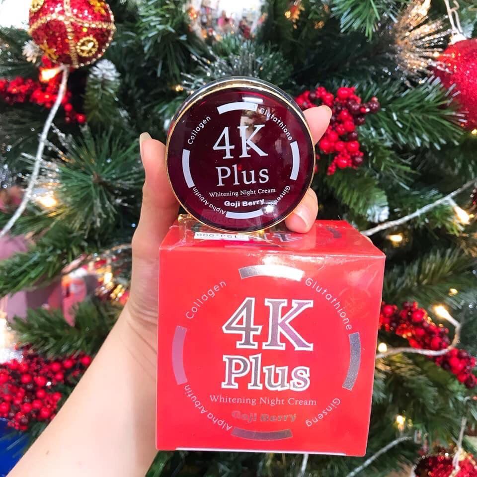 Kem mụn 4k plus đỏ thái lan hộp lớn