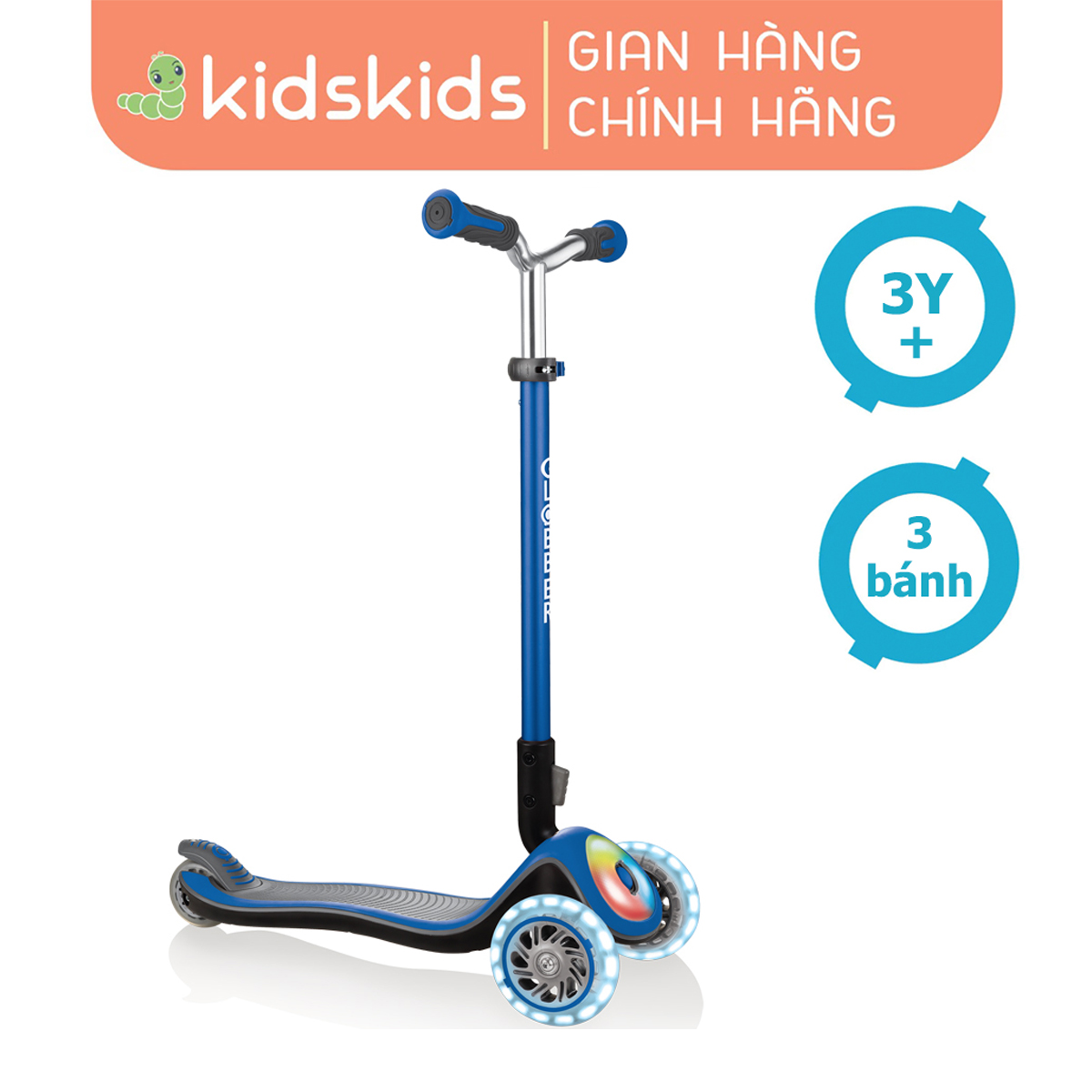 Xe trượt scooter globber elite prime - xanh da trời