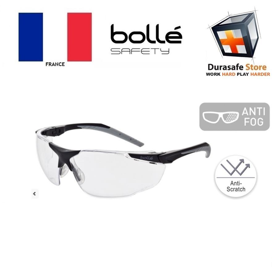 Kính bảo hộ bolle 1653601a universal safety glasses clear anti-scratch/anti-fog len ,