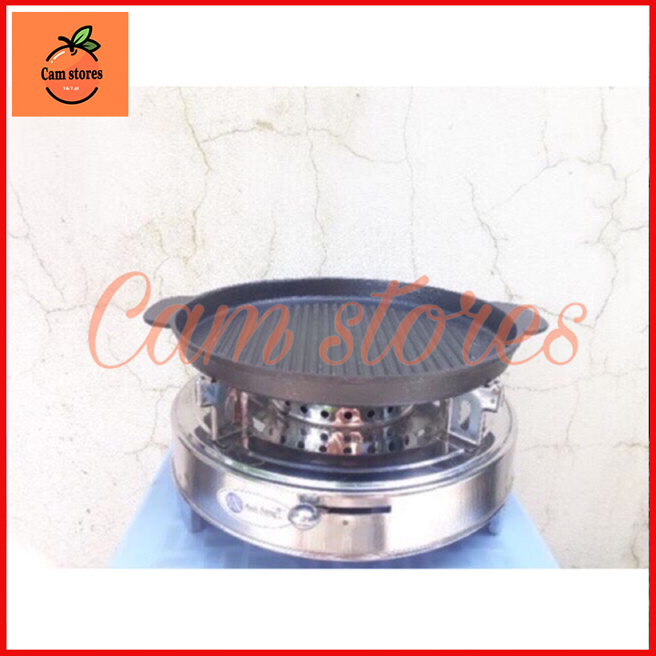 Bếp Cồn Và Chảo Gang Nướng Thịt Tiện Dụng