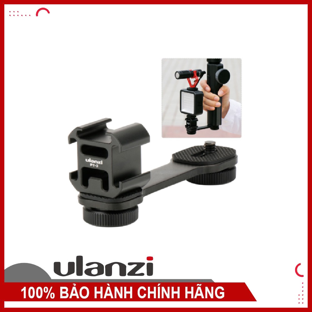 Ngàm mở rộng gắn Micro/đèn LED cho DJI OM 4 / OSMO Mobile3 / Zhiyun Smooth q4 / Feiyu Gimbal - Ulanzi PT-3 (FUFA4)