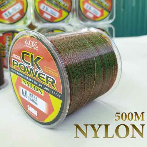 Cước câu cá tàng hình 100% nylon power 500m
