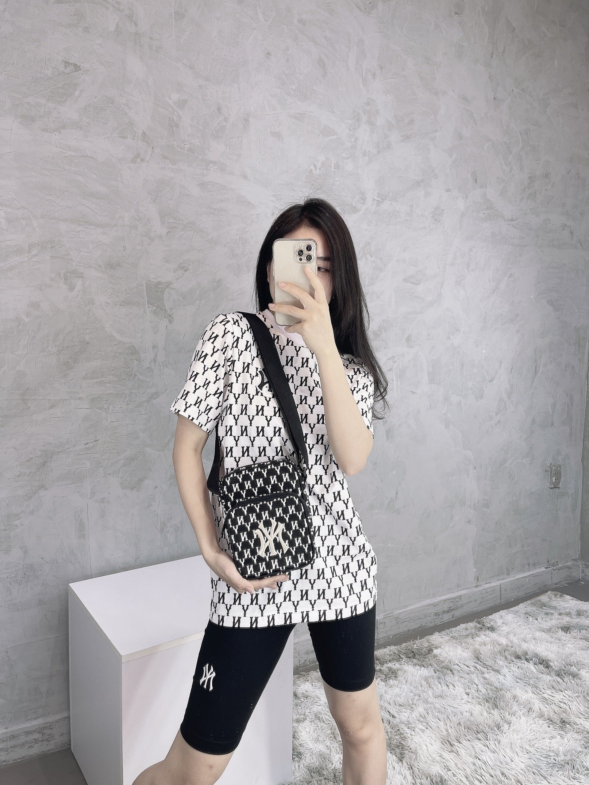 [HCM]B210 MLB MONOGRAM MINI BAG Nhiều Màu