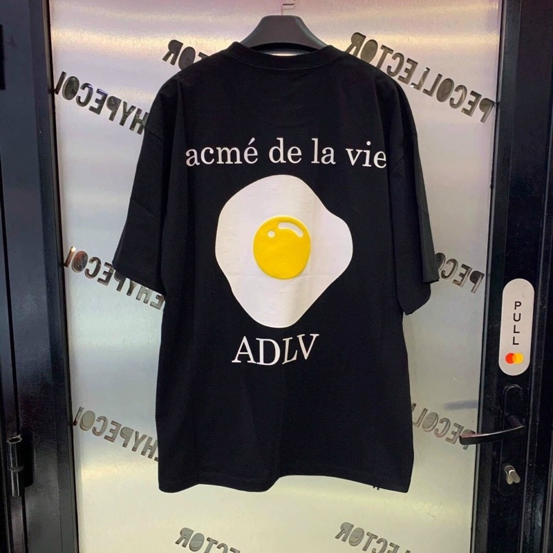 Áo thun tay lỡ ADLV trứng Hogoto shop , Áo thun unisex nam nữ form rộng oversize chất liệu Cotton