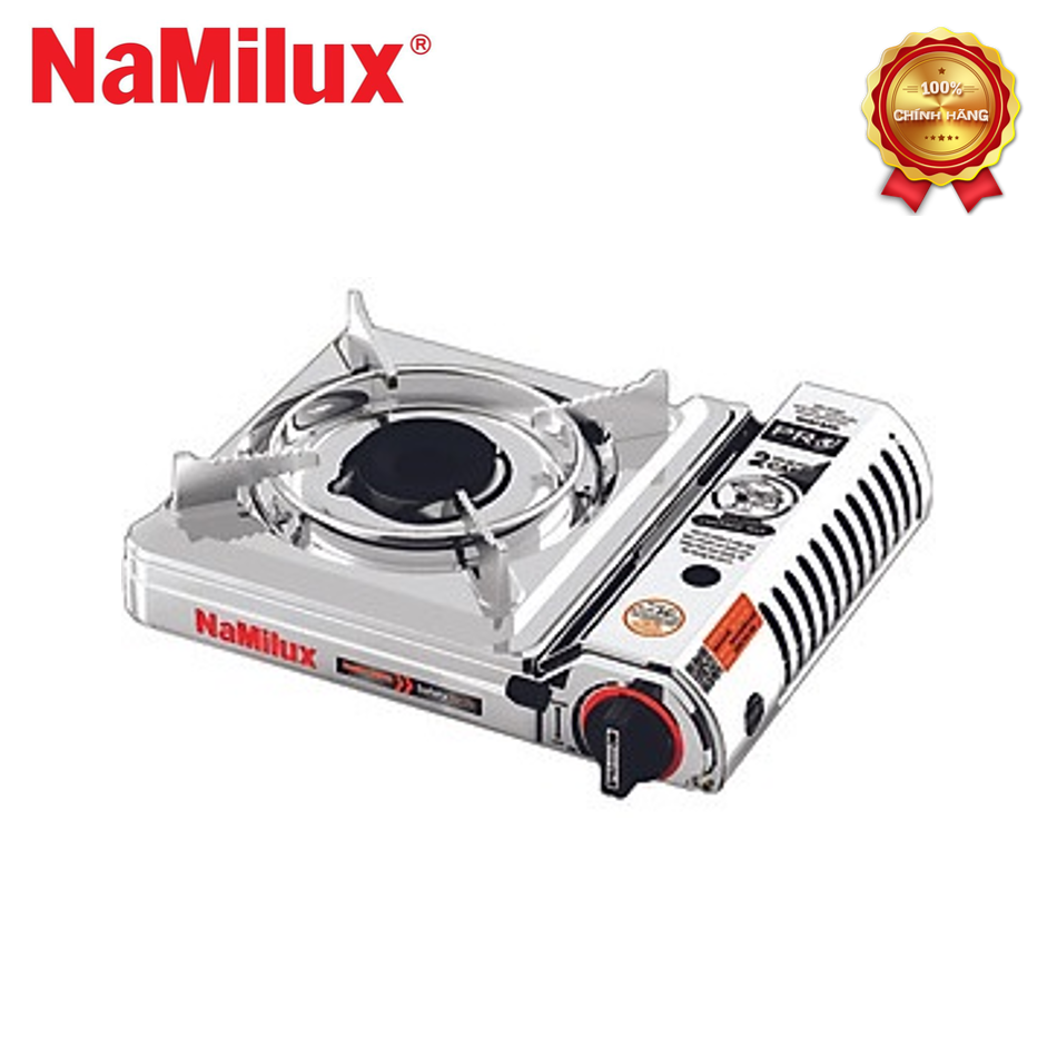 BẾP GAS MINI INOX PRO PL2021AS NAMILUX DU LỊCH ( SỬ DỤNG CỤM VAN NGẮT GAS AN TOÀN CHỐNG NỔ - INLINE CUT )