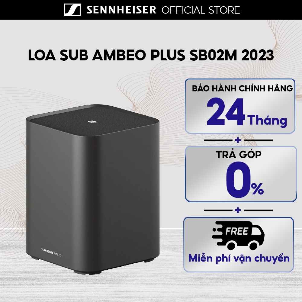Loa subwoofer sennheiser ambeo plus sw02 new - bảo hành chính hãng 24 tháng