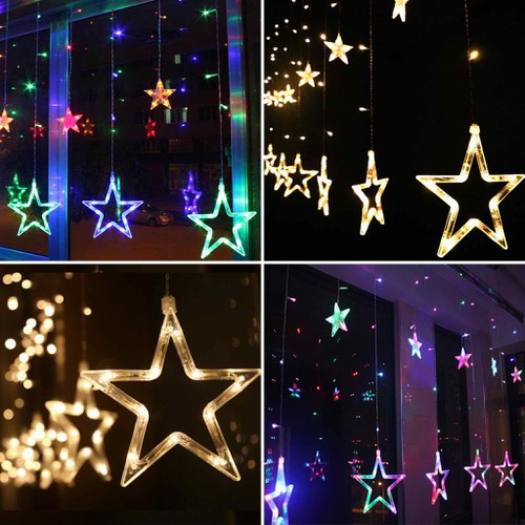 ĐÈN NHÁY MÀNH HÌNH NGÔI SAO (Đủ màu)