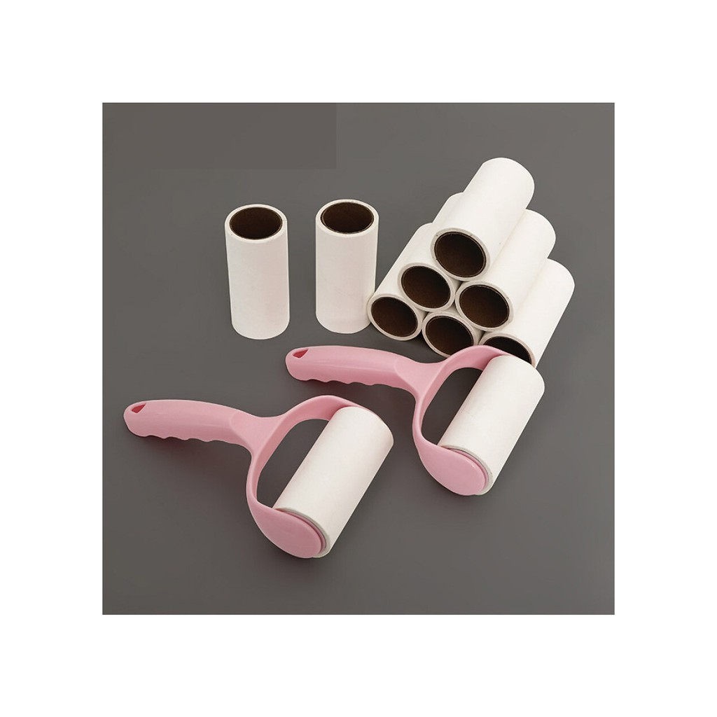 Combo 6 lõi thay thế cho cây lăn bụi loại dày, Lõi lăn bụi quần áo, giường, sofa, thảm loại 10cm, 60 lớp dùng cho cây lăn bụi. Cây lăng bụi quần áo, cây lăn bụi giường đa năng