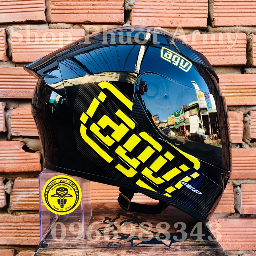 Mũ Bảo Hiểm ROYAL M138B Lên Tem AGV Vàng Hàng Chính Hãng Bảo Hành 12 Tháng Toàn Quốc