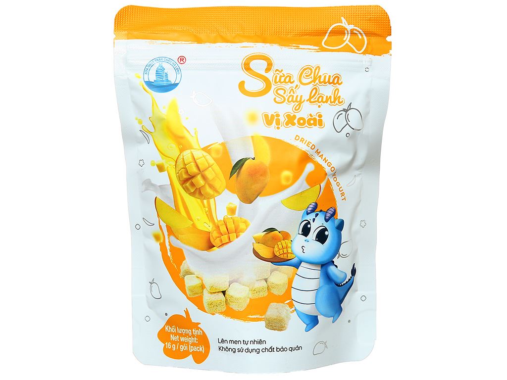 KẸO Sữa chua sấy lạnh vị xoài Hạ Long gói 16g