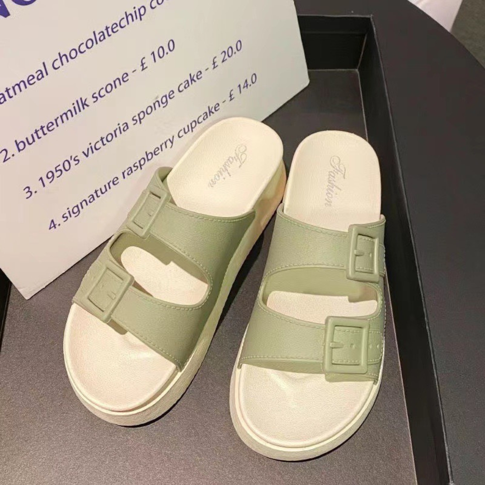 Dép Quai Ngang Nữ Chữ H Đế Đúc Cao 5cmDép Lê Bánh Mỳ Mẫu Thời Trang Hàn Quốc Dáng Đẹp size 35-39