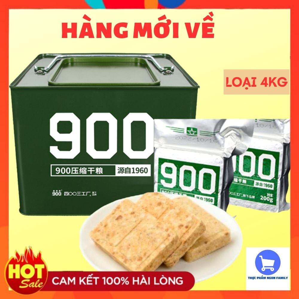 1 Hộp 4kg LƯƠNG KHÔ Quân Đội Trung Quốc Hàng chuẩn nội địa