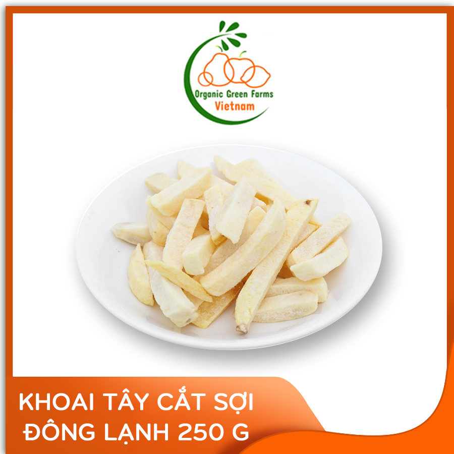 [OGF] - Khoai tây cắt sợi đông lạnh (250g) - Thích hợp chiên giòn bao ngon - [Giao nhanh TPHCM]