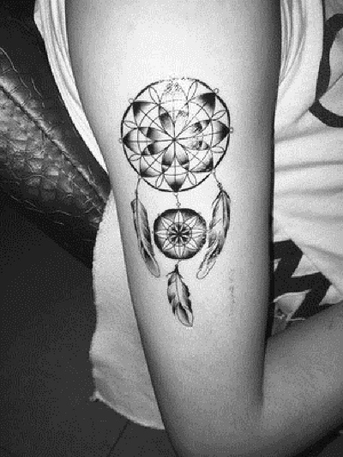 [HCM]Hình xăm dán to chuông gió kích thước 15 x 22 cm