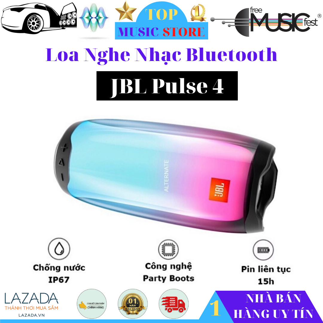 Loa bluetooth j-b-l pulse 4 - đại lý phân phối chính thức bảng giá loa j-b-l pulse 4 - hàng chính hãng - giá cực tốt loa j-b-l pulse 4 - chống nước ipx7 loa j-b-l giá siêu tốt bass mạnh mẽ,treble rời - chơi nhạc 12h - party boots 100 loa bh 1 năm