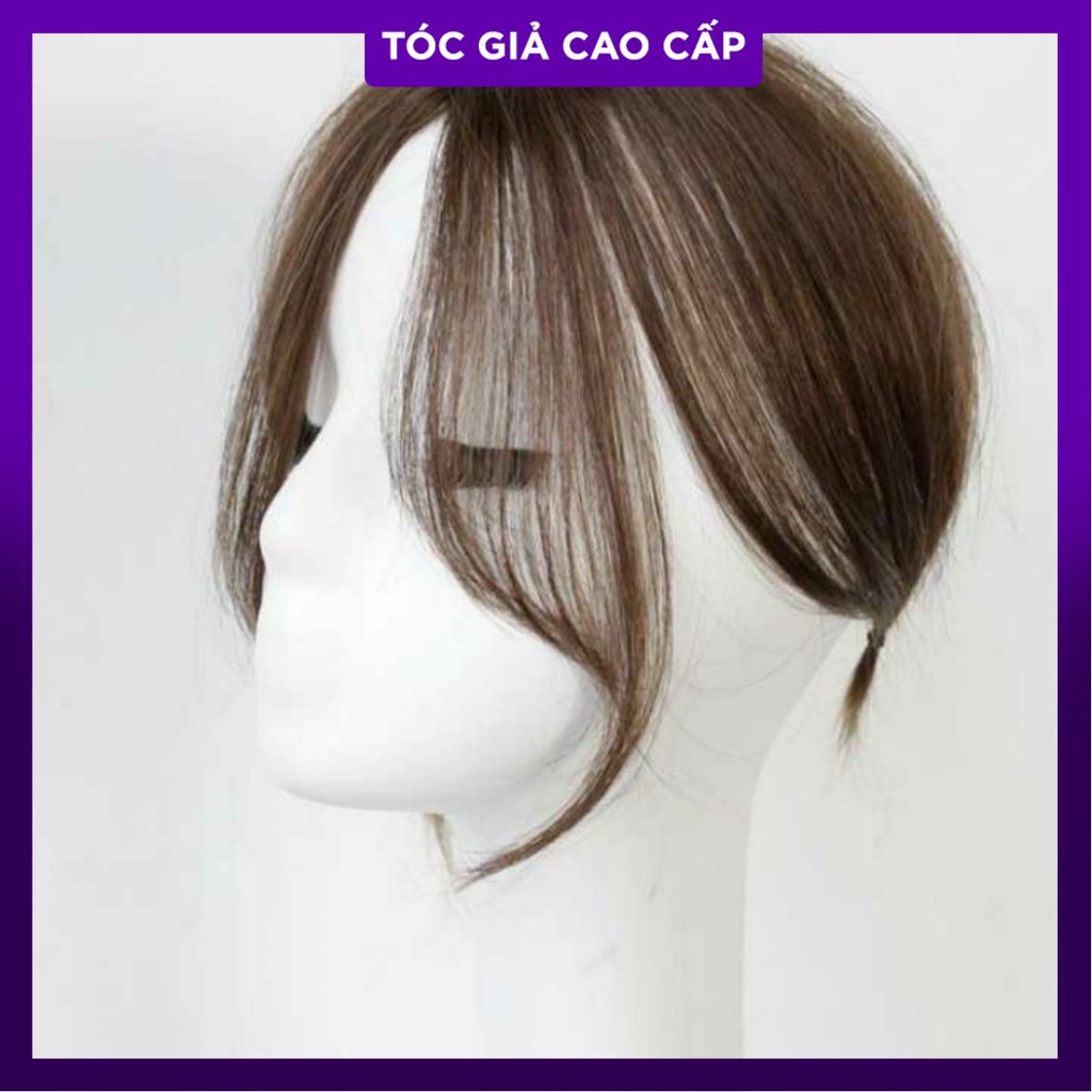 Tóc mái 3D tóc thật hai mái bay