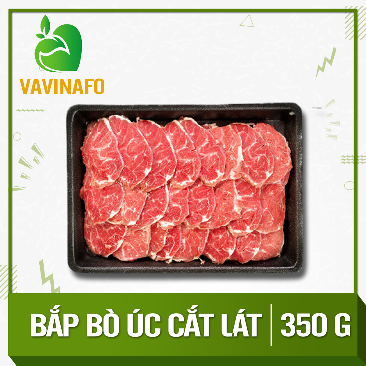 HCM - Bắp bò Úc cắt lát mỏng (350g) - Thích hợp với các món lẩu, bún, cà ri, nướng,... - [Giao nhanh TPHCM]