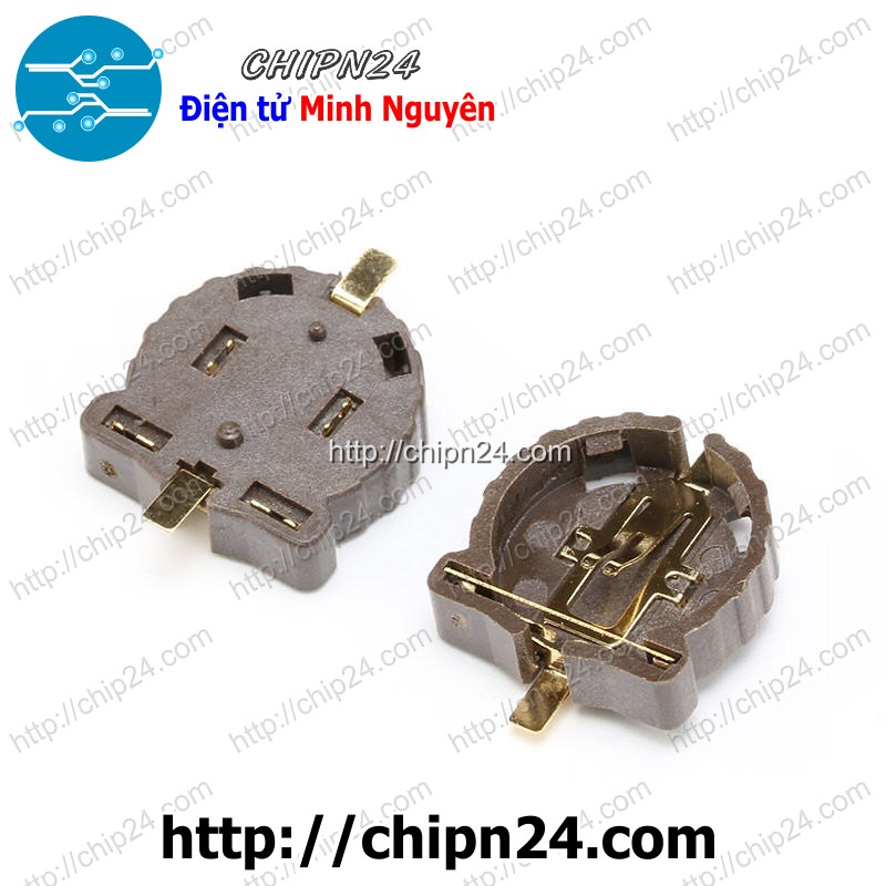 Đế pin cr1220 smd dán