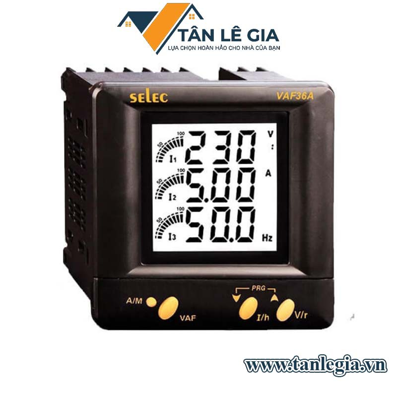 Selec VAF36A: Đồng hồ đo điện áp dòng điện và tần số