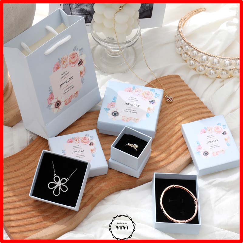 Hộp trang sức quà tặng/ hộp giấy cao cấp size nhí – ViVi_Gift