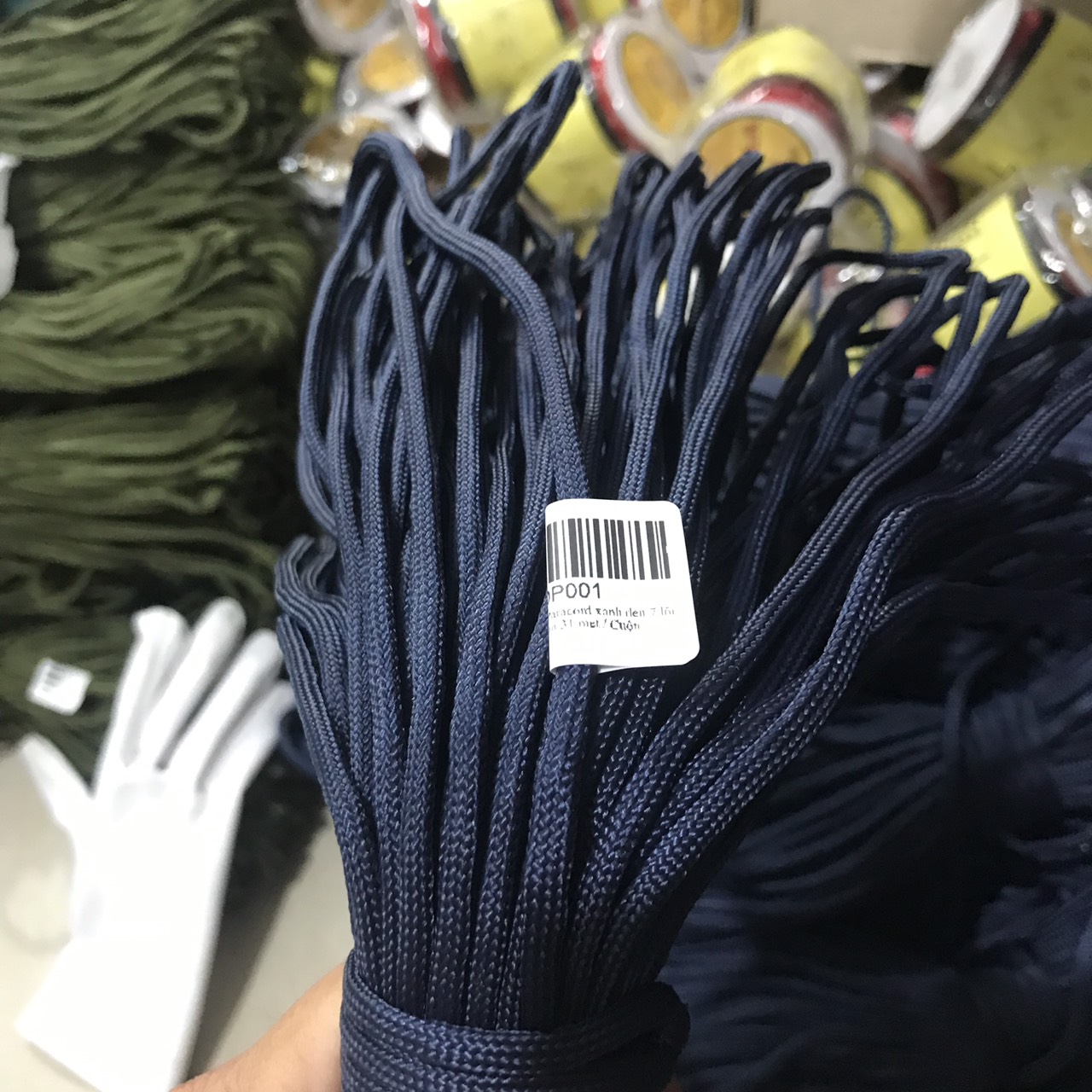 [HCM]Dây dù paracord sinh tồn lõi 7 sợi size tròn 4mm  31 met/ cuộn (Qúy khách vui lòng xem kỹ mô tả để chọn màu)